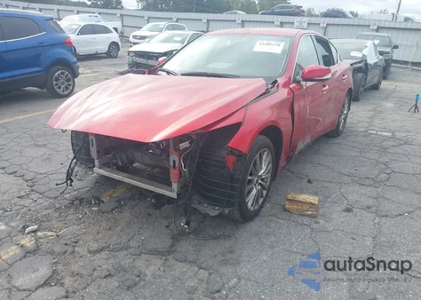 2022 Infiniti Q50 Luxe z USA, uszkodzony, nr VIN JN1EV7BPXNM311139